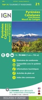 Pyrenees Catalanes, Font Romeu, Massif Canigou Map