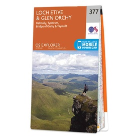 Wandelkaart - Topografische kaart 377 OS Explorer Map Loch Etive, Glen Orchy Explorer | Ordnance Survey