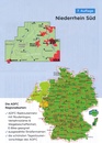 Fietskaart ADFC Regionalkarte Niederrhein Sud | BVA BikeMedia