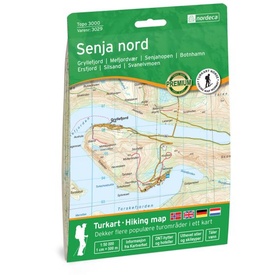 Wandelkaart 3029 Topo 3000 Senja Nord - noord | Nordeca