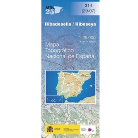 Topografische kaart 31-I Ribadesella / Ribeseya | CNIG - Instituto Geográfico Nacional