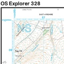 Wandelkaart - Topografische kaart 328 OS Explorer Map Sanquhar, New Cumnock | Ordnance Survey