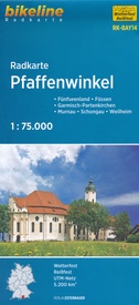 Fietskaart BAY14 Bikeline Radkarte Pfaffenwinkel | Esterbauer