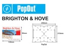 Stadsplattegrond Popout Map Brighton and Hove | Compass Maps