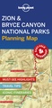 Wegenkaart - landkaart Planning Map Zion - Bryce Canyon National Parks | Lonely Planet