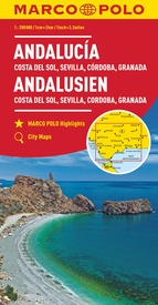 Wegenkaart - landkaart Andalusien- Costa del Sol - Seville - Cordoba - Granada (Andalusië) | Marco Polo