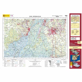 Topografische kaart 1002 MT50 Dos Hermanas | CNIG - Instituto Geográfico Nacional1