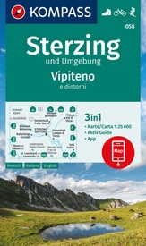 Wandelkaart 058 Sterzing und Umgebung - Vipiteno e dintorni | Kompass