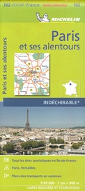 Wegenkaart - landkaart - Stadsplattegrond 102 Paris et ses alentours | Michelin