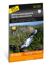 Wandelkaart Fjällkartor 1:100.000 Muddus nationalpark & Sjávnja naturreservat | Zweden | Calazo