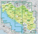 Wegenkaart - landkaart Slovenië - Kroatië - Servië - Bosnië-Hercegovina - Montenegro - Kosovo - Noord Macedonië | Freytag & Berndt