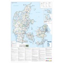 Fietskaart Cykelkort Danmark and Copenhagen – Cycle Map of Denmark | Scanmaps