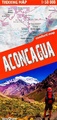 Wandelkaart Trekking map Aconcagua | TerraQuest