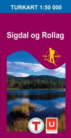 Wandelkaart 2571 Turkart Sigdal - Rollag | Nordeca