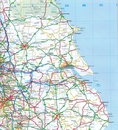 Wegenkaart - landkaart 7 Road Map Britain Northern England | AA Publishing