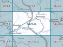 Wandelkaart - Topografische kaart 50/5-6 Topo25 Stavelot - Malmédy - Waimes - Ligneuville | NGI - Nationaal Geografisch Instituut