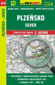 Wandelkaart 414 Plzensko sever - Plzensko / Pilsen | Shocart