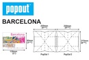 Stadsplattegrond Popout Map Barcelona | Compass Maps