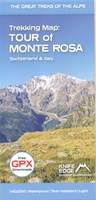 Tour of Monte Rosa Trekking Map