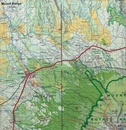 Wandelkaart Trekking map Africa - the highest peaks | TerraQuest