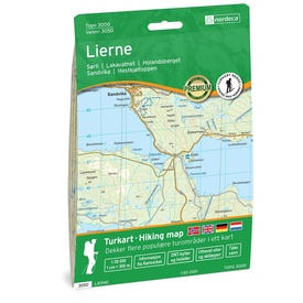 Wandelkaart 3050 Topo 3000 Lierne | Nordeca