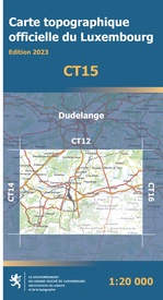 Wandelgids CT15 CT LUX Dudelange | Topografische dienst Luxemburg