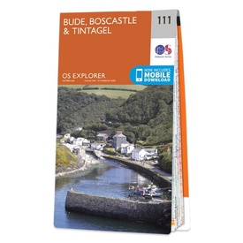 Wandelkaart - Topografische kaart 111 OS Explorer Map Bude, Boscastle & Tintagel | Ordnance Survey