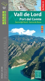 Wandelkaart 35 Vall de Lord - Port del Comte | Editorial Alpina