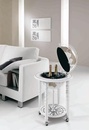 Barglobe - Wereldbol Elegance White - Wit | Zoffoli