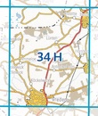 Topografische kaart - Wandelkaart 34H Den Braam | Kadaster