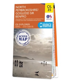 Wandelkaart OL35 OS Explorer Map | Active North Pembrokeshire Active Map | Ordnance Survey