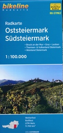 Fietskaart RK-STMK2 Bikeline Radkarte Oststeiermark - Südsteiermark | Esterbauer