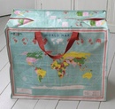 Tas Jumbo Shopper vintage world map | Rex London