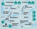 Wandelkaart 897 Wiesental - Kandertal - Südliches Markgräflerland | Kompass