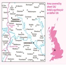 Wandelkaart - Topografische kaart 126 Landranger Shrewsbury & Oswestry - Wales | Ordnance Survey