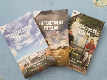 Fietskaart Fietsnetwerk Fryslan Friesland - set van 3 kaarten | Recreatieschap Marrekrite