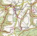 Wandelkaart Luxembourg Sud - Luxemburg Zuid | Topografische dienst Luxemburg