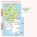 Wandelkaart - Topografische kaart 361 OS Explorer Map Isle of Arran | Ordnance Survey