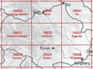 Overzicht wandelkaarten Noorwegen Hardangervidda 1:50.000 Norge Serien