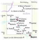 Fietskaart - Wandelkaart 1550 Meran und Umgebung - Merano | Publicpress