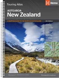 Wegenatlas Touring Atlas New Zealand - roadatlas - Nieuw Zeeland | A4 Ringband | Hema Maps