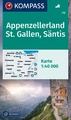 Wandelkaart 112 Appenzellerland - St.Gallen - Säntis | Kompass