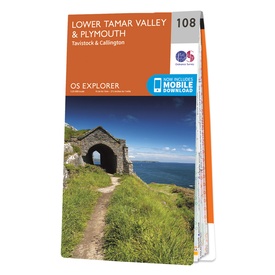 Wandelkaart - Topografische kaart 108 OS Explorer Map Lower Tamar Valley & Plymouth | Ordnance Survey