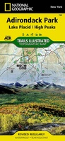 Lake Placid, High Peaks: Adirondack Park Map