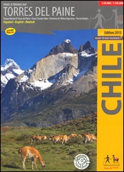 Wandelkaart Torres del Paine | Viachile Editores