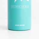 Waterfles Thermosfles - Drinkfles - Beker LICHTBLAUW | Miss Wood