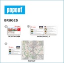 Stadsplattegrond Popout Map Bruges - Brugge | Compass Maps