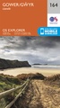 Wandelkaart - Topografische kaart 164 OS Explorer Map Gower, Gwyr | Ordnance Survey