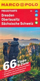 Wegenkaart - landkaart 24 Marco Polo Freizeitkarte Dresden, Oberlausitz, Sächsische Schweiz | MairDumont