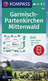 Wandelkaart 790 Garmisch-Partenkirchen ,  Mittenwald | Kompass